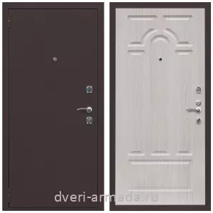 Входные двери Верона, Дверь входная Армада Комфорт Антик медь / МДФ 6 мм ФЛ-58 Дуб беленый