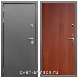 Входные двери лофт, Дверь входная Армада Оптима Антик серебро / МДФ 6 мм ПЭ Итальянский орех