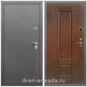 Входные двери лофт, Дверь входная Армада Оптима Антик серебро / МДФ 16 мм ФЛ-2 Мореная береза