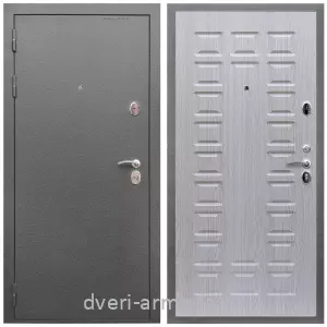 Входные двери лофт, Дверь входная Армада Оптима Антик серебро / МДФ 16 мм ФЛ-183 Дуб белёный