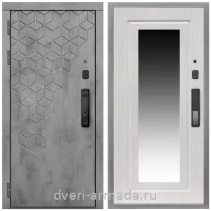 Входные металлические двери в Московской области, Дверь входная Армада Квадро МДФ 16 мм Kaadas K9 / МДФ 16 мм ФЛЗ-120 Дуб белёный