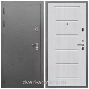 Входные двери лофт, Дверь входная Армада Оптима Антик серебро / МДФ 16 мм ФЛ-39 Дуб Филадельфия крем