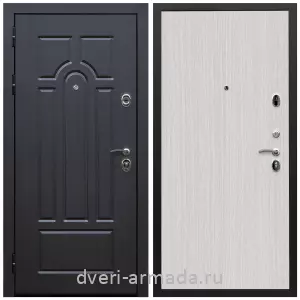 Двери МДФ для квартиры, Дверь входная Армада Эврика МДФ 10 мм ФЛ-58 / МДФ 6 мм ПЭ Венге светлый в коттедж