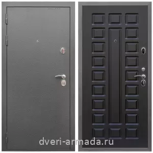 Взломостойкие входные двери 1.5, Дверь входная Армада Оптима Антик серебро / МДФ 16 мм ФЛ-183 Венге