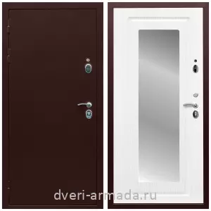 Входные двери лофт, Дверь входная Армада Люкс Антик медь / МДФ 16 мм ФЛЗ-120 Ясень белый для частного дома от изготовителя
