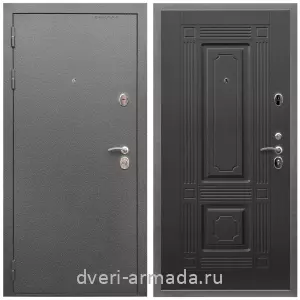 Входные металлические двери в Московской области, Дверь входная Армада Оптима Антик серебро / МДФ 6 мм ФЛ-2 Венге