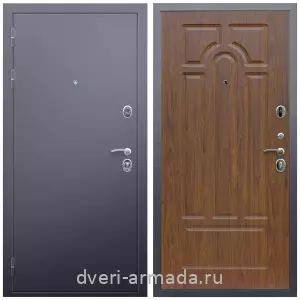 Входные двери 960х2050, Дверь входная в квартиру Армада Люкс Антик серебро / МДФ 6 мм ФЛ-58 Морёная береза с шумоизоляцией эконом с МДФ панелями