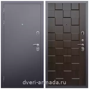 Входные металлические двери в Московской области, Дверь входная Армада Люкс Антик серебро / МДФ 16 мм ОЛ-39 Эковенге