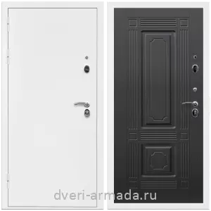 Правые входные двери, Дверь входная Армада Оптима Белая шагрень / МДФ 6 мм ФЛ-2 Венге