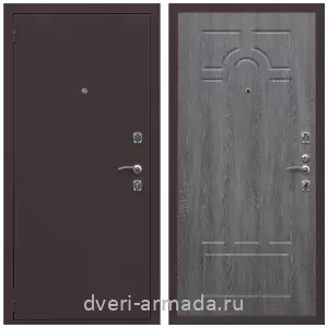 Входные двери толщиной 1.2 мм, Дверь входная Армада Комфорт Антик медь / МДФ 6 мм ФЛ-58 Дуб Филадельфия графит