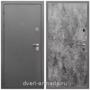 Современные входные двери, Дверь входная Армада Оптима Антик серебро / МДФ 6 мм ПЭ Цемент темный