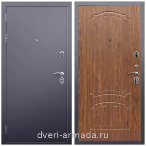 Входные двери с двумя петлями, Дверь входная металлическая утепленная Армада Люкс Антик серебро / МДФ 6 мм ФЛ-140 Морёная береза двухконтурная