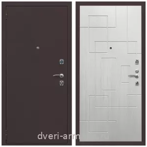 Входные двери Верона, Дверь входная Армада Комфорт Антик медь / МДФ 16 мм ФЛ-57 Белый жемчуг