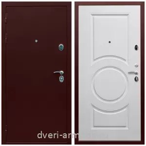 Входные двери лофт, Дверь входная Армада Люкс Антик медь / МДФ 16 мм МС-100 Белый матовый