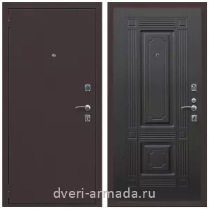 Входные двери лофт, Дверь входная Армада Комфорт Антик медь / МДФ 6 мм ФЛ-2 Венге