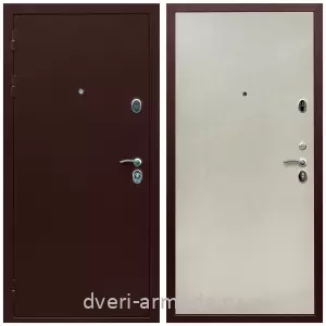 Входные двери лофт, Дверь входная утепленная Армада Люкс Антик медь / МДФ 6 мм ПЭ Венге светлый