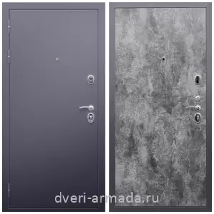 4 контура, Дверь входная металлическая взломостойкая Армада Люкс Антик серебро / МДФ 6 мм ПЭ Цемент темный
