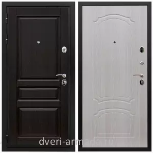 Двери МДФ для квартиры, Дверь входная Армада Премиум-Н МДФ 16 мм ФЛ-243 Венге / МДФ 6 мм ФЛ-140 Дуб беленый