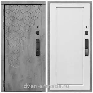 Входные металлические двери в Московской области, Дверь входная Армада Квадро МДФ 16 мм Kaadas K9 / МДФ 16 мм Ф Л-119 Ясень белый
