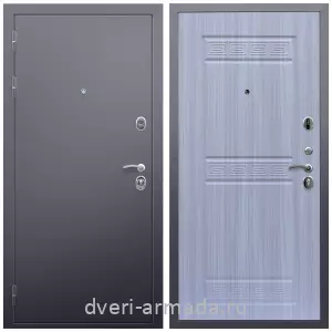 Входные двери с двумя петлями, Дверь входная Армада Люкс Антик серебро / МДФ 10 мм ФЛ-242 Сандал белый