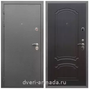 Левые входные двери, Дверь входная Армада Оптима Антик серебро / МДФ 6 мм ФЛ-140 Венге