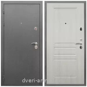 Красивые входные двери, Дверь входная Армада Оптима Антик серебро / МДФ 6 мм ФЛ-243 Лиственница беж