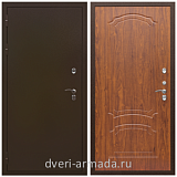 Для дачи, Дверь входная элитная Армада Термо Молоток коричневый/ ФЛ-140 Морёная берёза для загородного дома  с шумоизоляцией