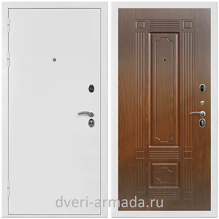 Дверь входная Армада Престиж Белая шагрень / МДФ 16 мм ФЛ-2 Мореная береза