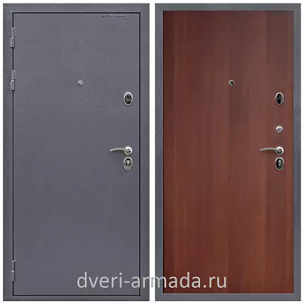 Дверь входная Армада Престиж Антик серебро / МДФ 6 мм ПЭ Итальянский орех