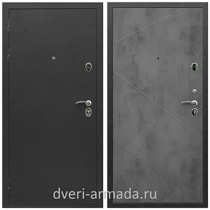 Дверь входная Армада Престиж Черный шелк / ФЛ-291 Бетон темный