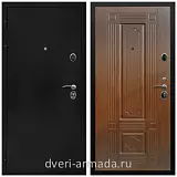 Дверь входная Армада Престиж Черная шагрень / МДФ 6 мм ФЛ-2 Морёная берёза